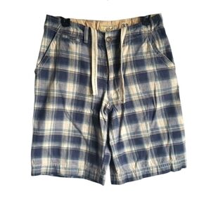 NoBo Y2k American Vintage Plaid Cargo Shorts Size 32
